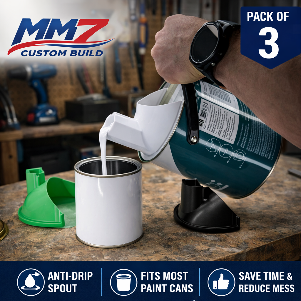 No-Drip Paint Pouring Spout Lid (Fits Metal & Plastic Tins)