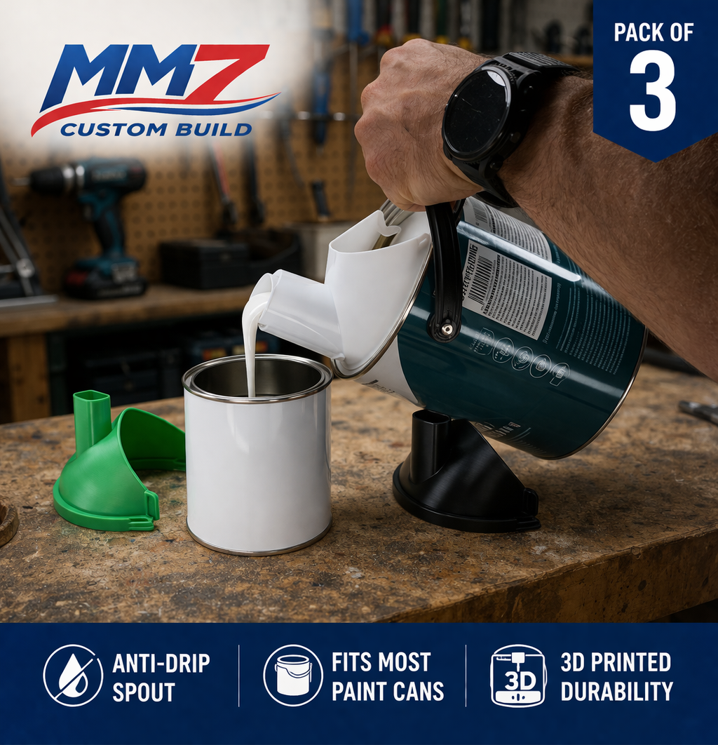 No-Drip Paint Pouring Spout Lid (Fits Metal & Plastic Tins)