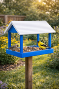 Plastic Outdoor Bird Feeder – Weatherproof Hanging Garden Wild Bird Seed Feeder UK